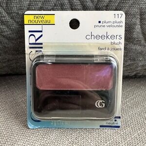 Covergirl Cheekers Blush Plum Plush 117 New Sealed Makeup Face Cosmetics Disc.